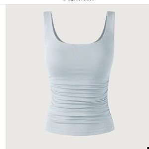 OGL Light Blue Scoop Neck Tank Top